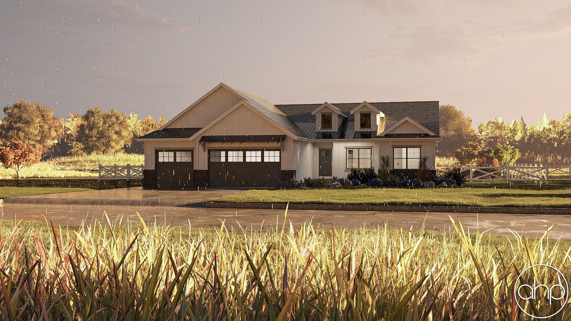 1 Story Modern Farmhouse Plan | Caroline