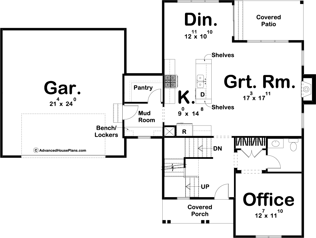 2 Story Modern Farmhouse Plan | Collins