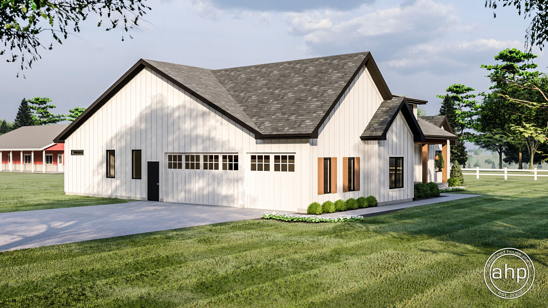 1 Story Modern Farmhouse Plan | High Valley Farms