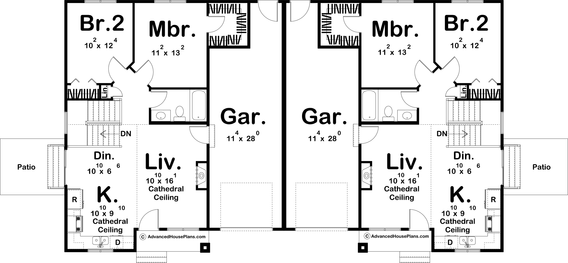 Multi-Family House Plan | Camden