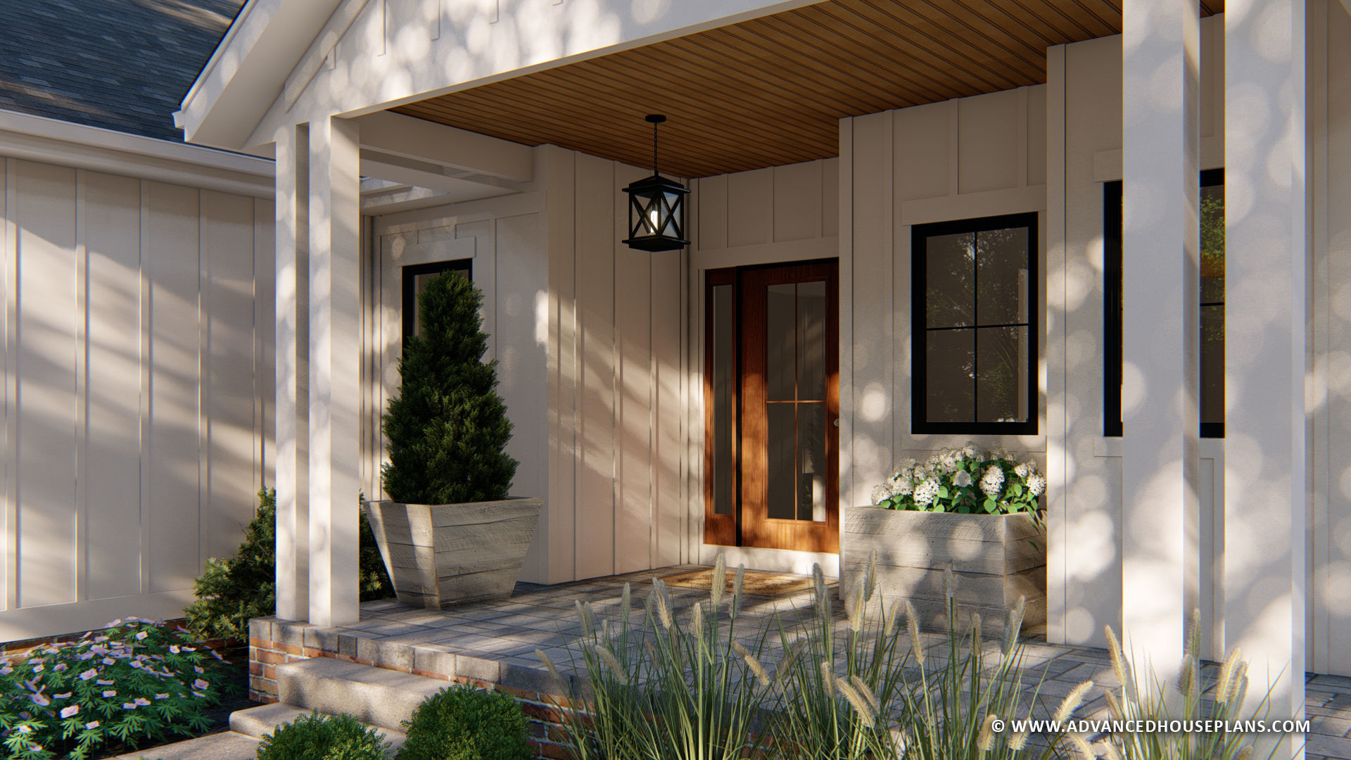 Cottage Car Sales >> 1.5 Story Modern Farmhouse Plan | Hutchins Cottage Car Sales >> 1.5 Story Modern Farmhouse Plan | Hutchins