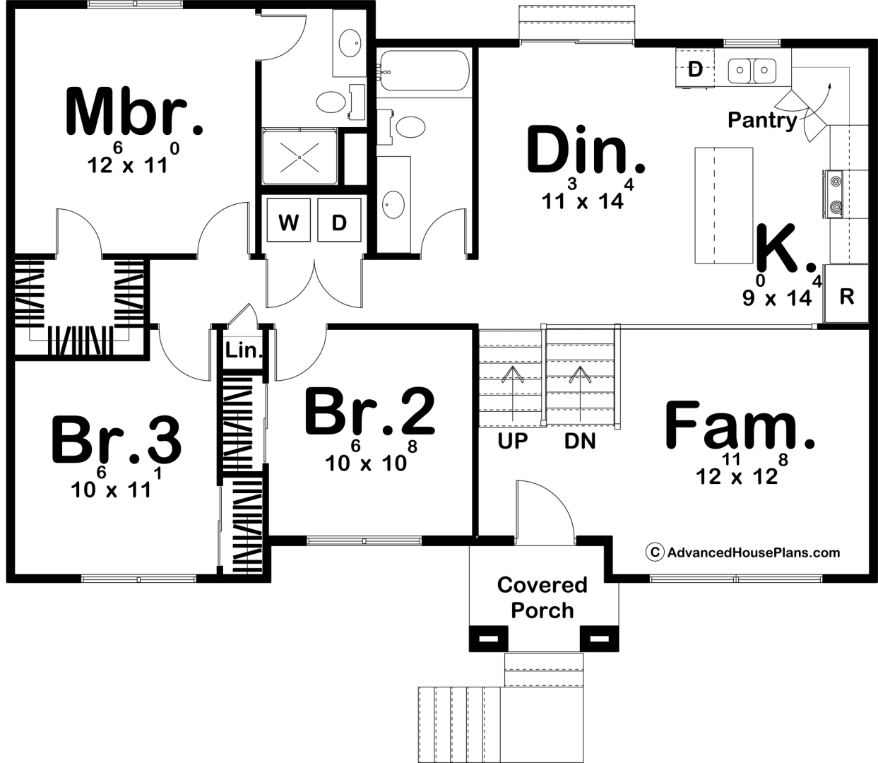 Split Level Modern Prairie Style House Plan | Graycliff