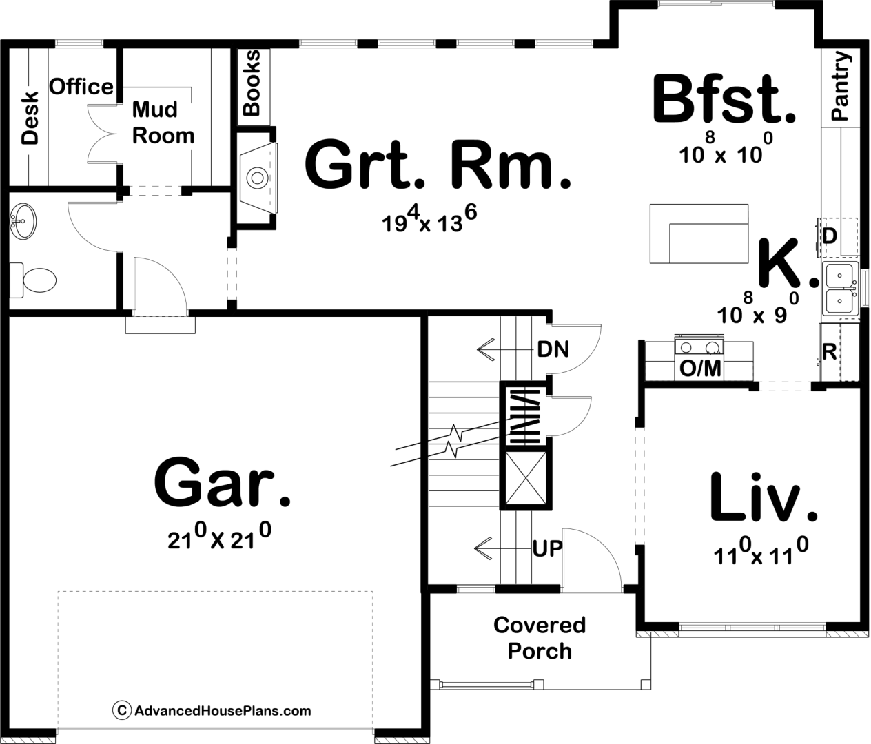 2 Story Modern Farmhouse Plan | Walnut Grove