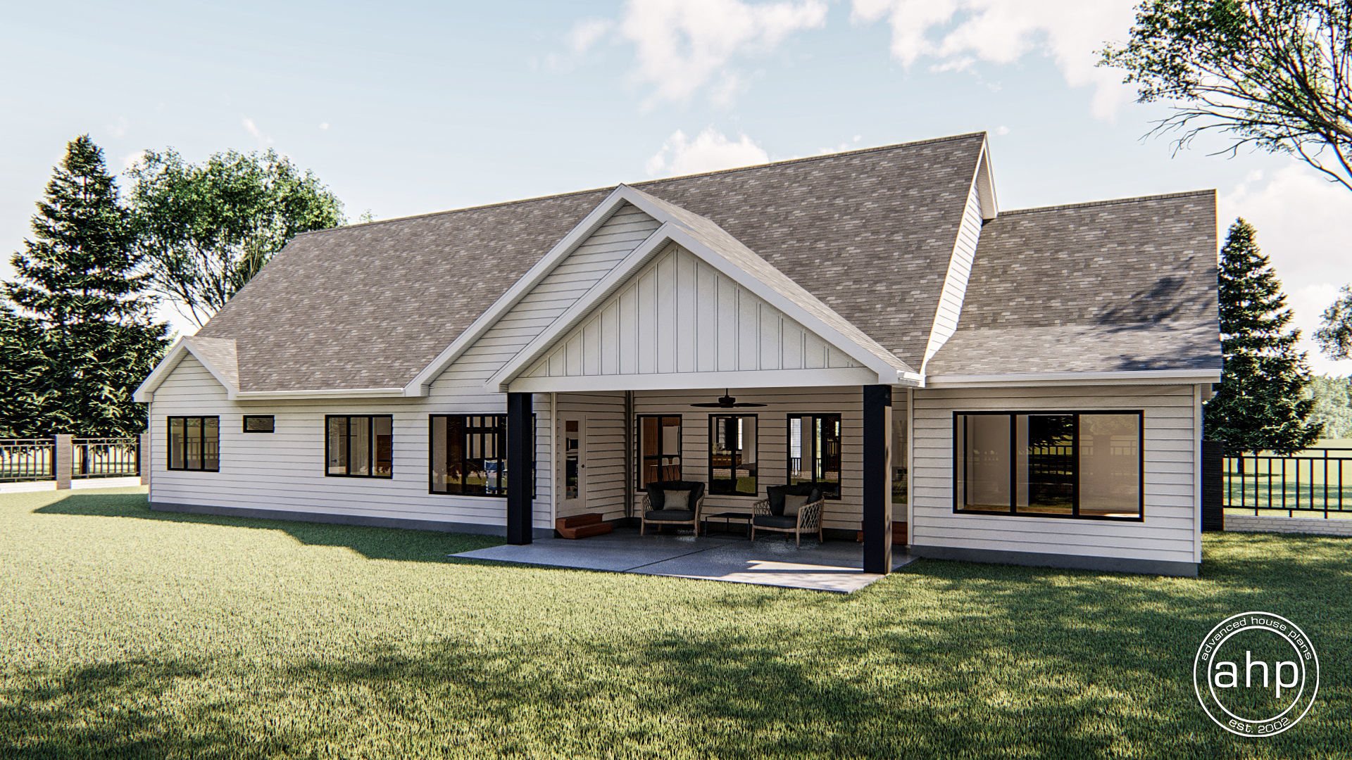 1 Story Modern Farmhouse House Plan | Vandyke