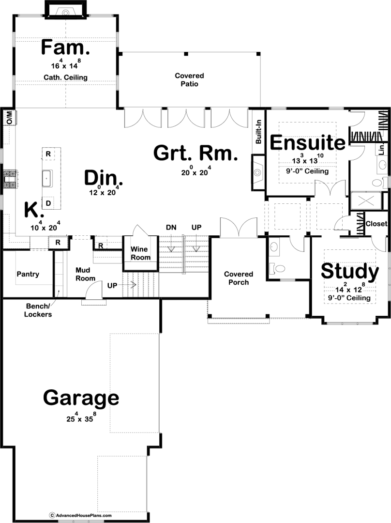 2 Story Modern Farmhouse Plan | Thousand Oaks