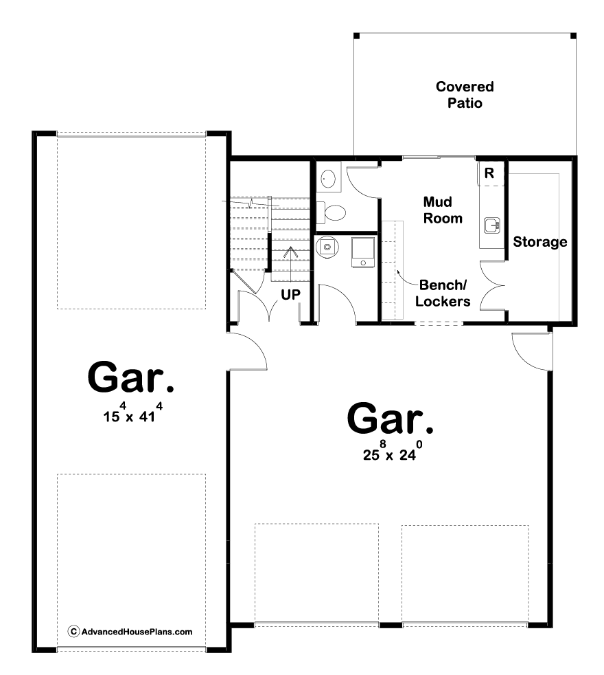 Craftsman Apartment Garage