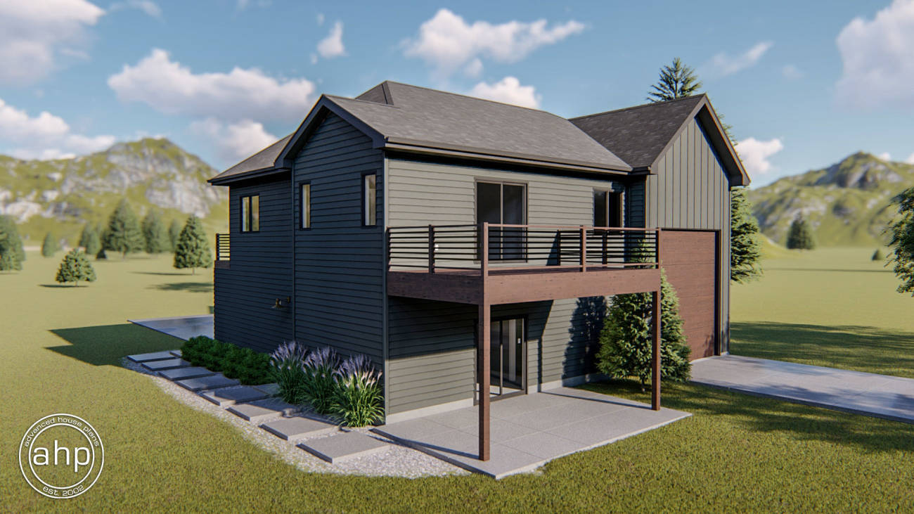 Craftsman Style House Plan - 1 Beds 1 Baths 482 Sq/Ft Plan #1029-66 -  BuilderHousePlans.com, image size:1300x731