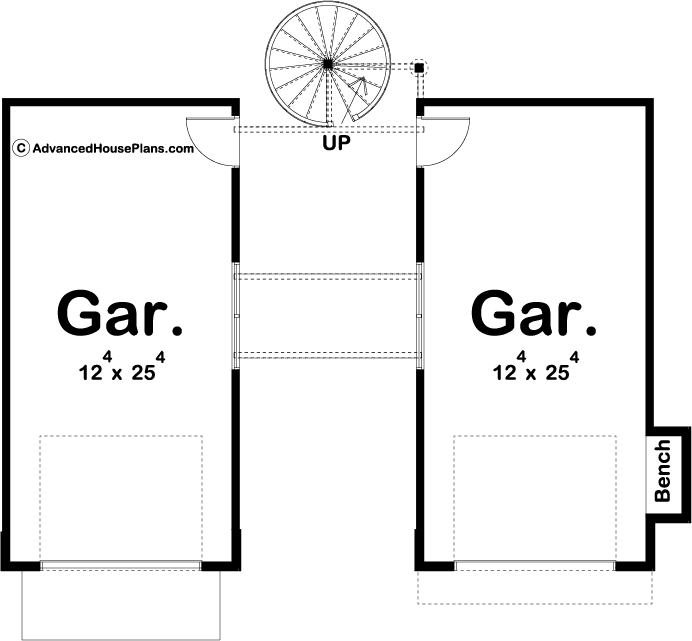 Modern Style Apartment Garage | Cordell