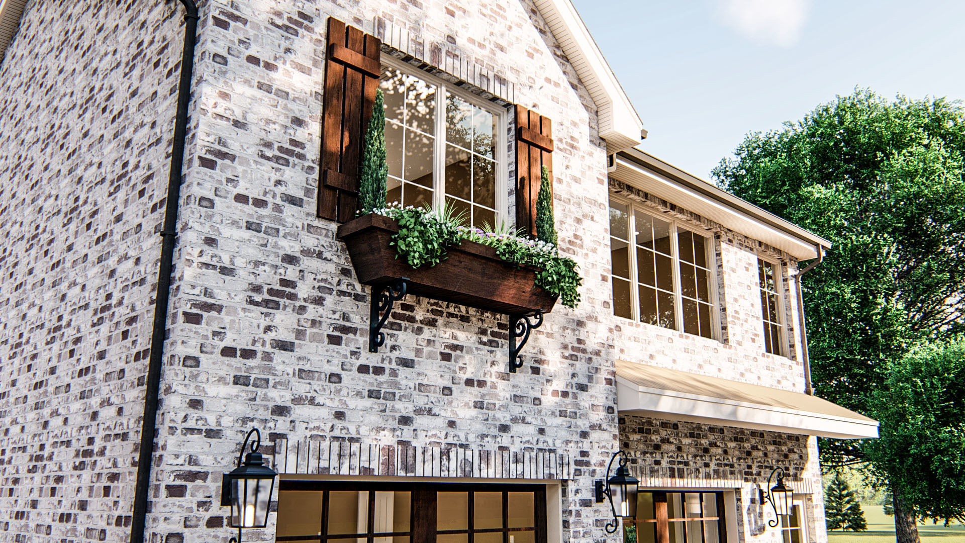 Traditional Style Apartment Garage | Riesling