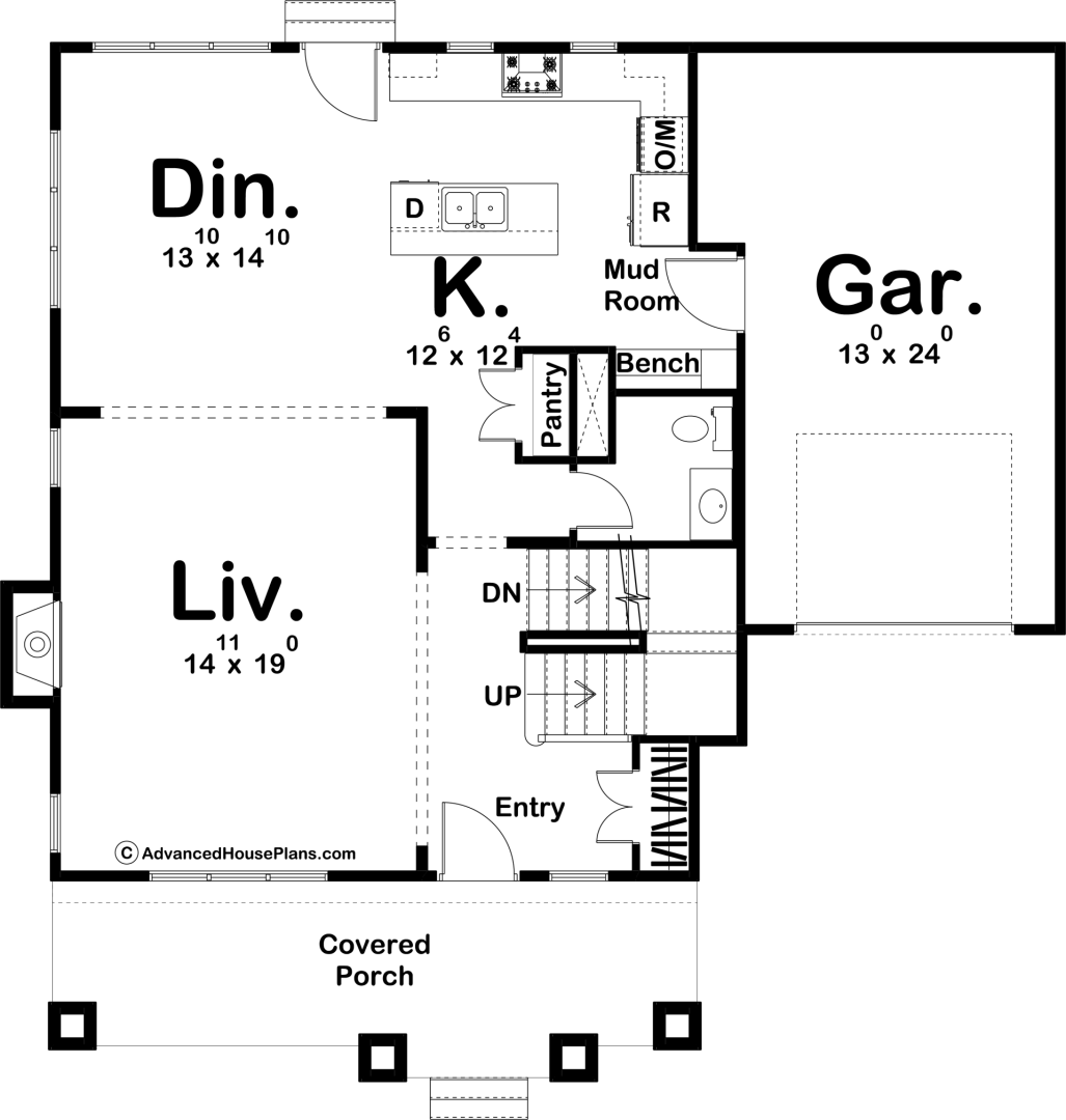 2 Story Cottage Style House Plan | Robinson