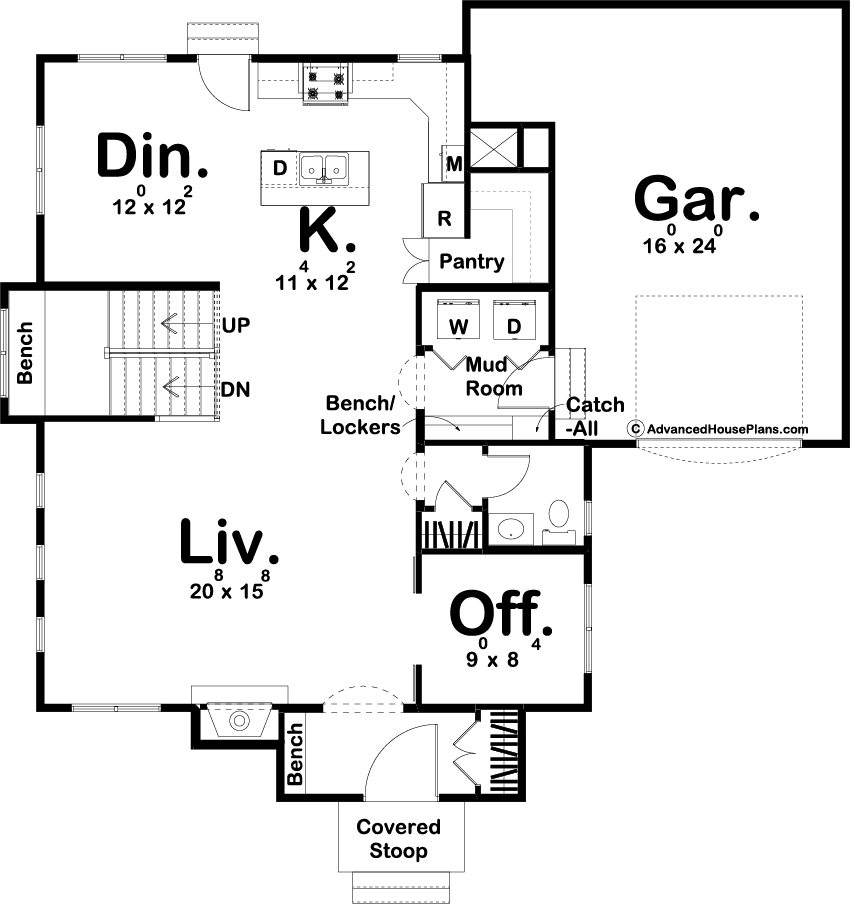 2 Story Modern Cottage Style Plan | Crown Point