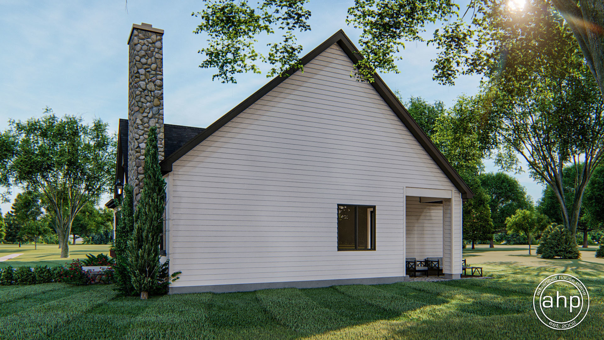 1 Story Modern Cottage Style House Plan | Fontenelle