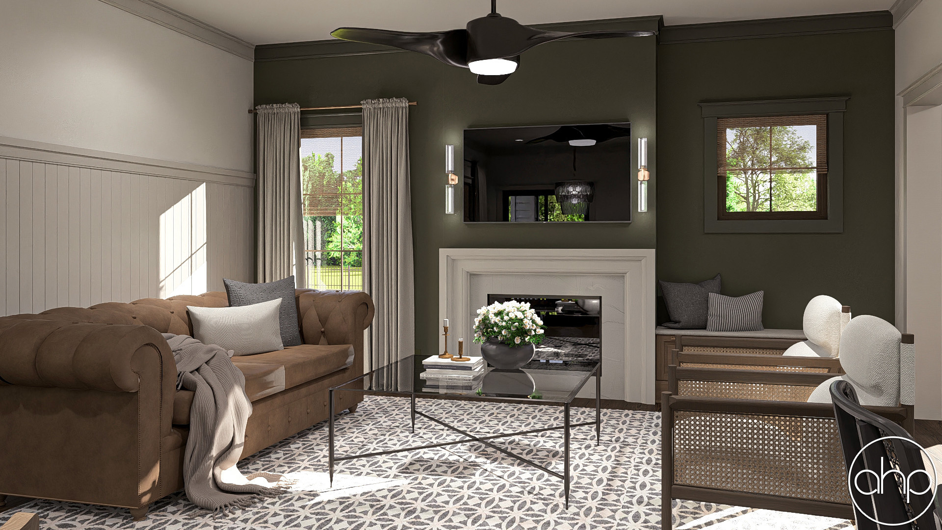 1 Story Modern Cottage Style House Plan | Fontenelle