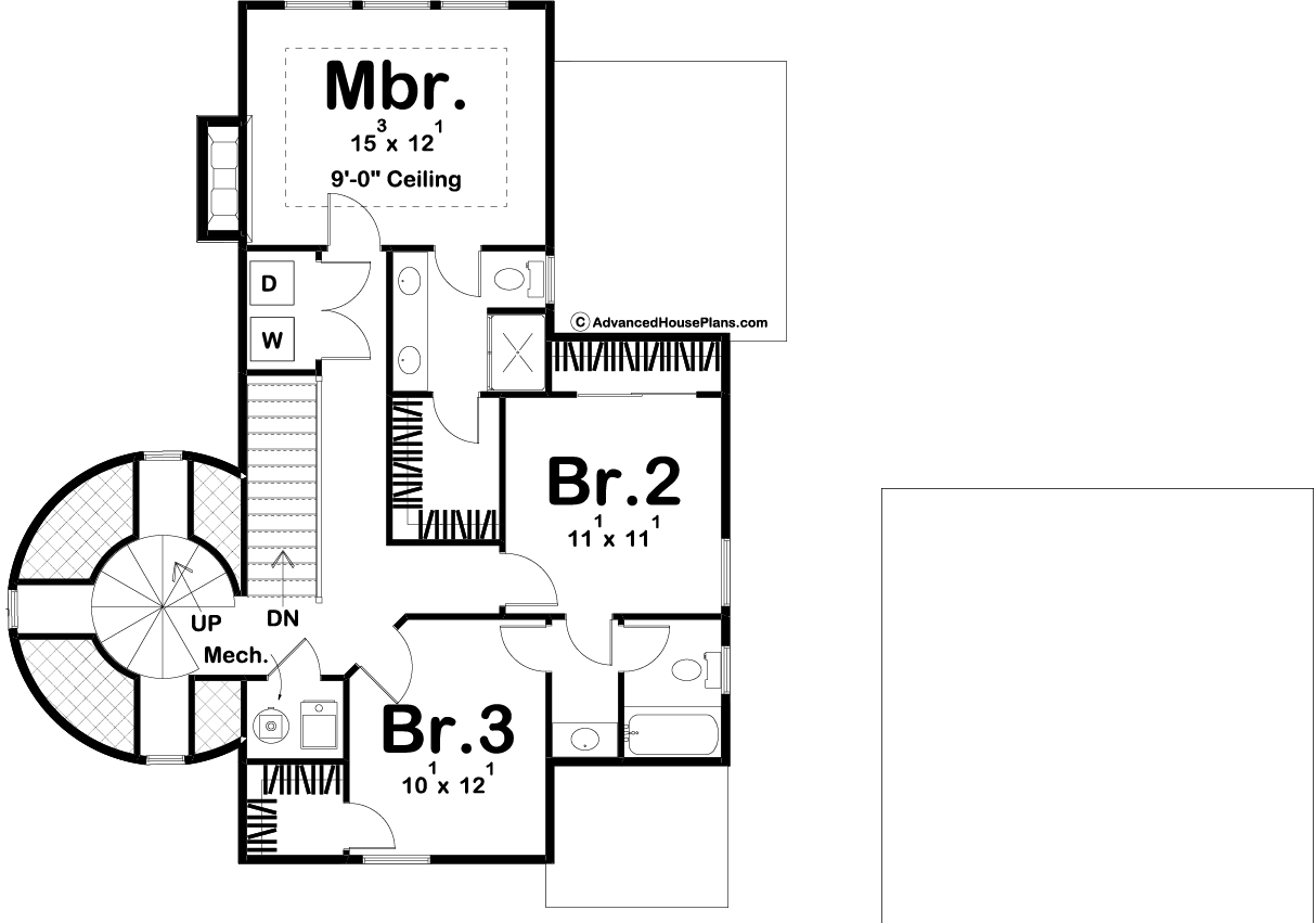 2 Story Coastal Style House Plan | Harbor View