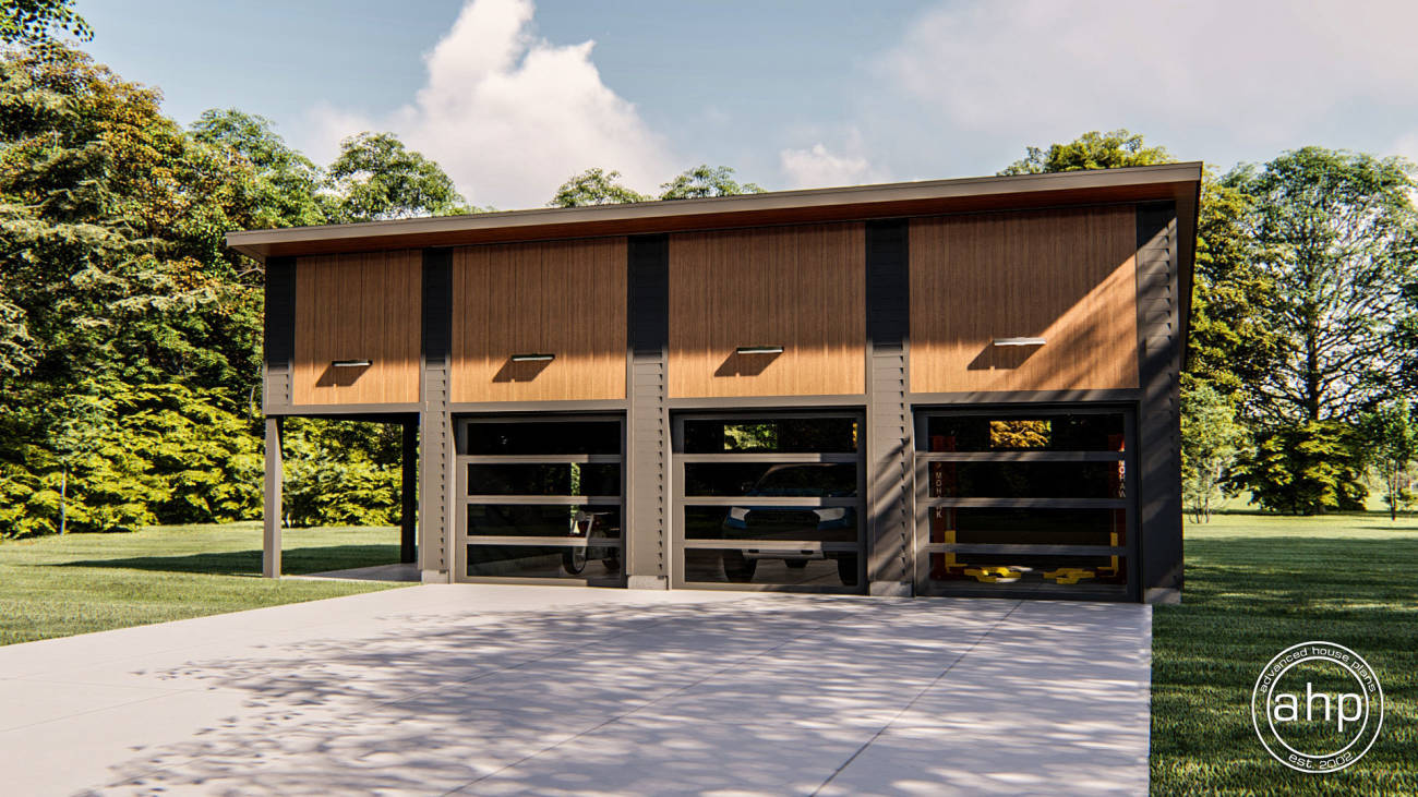 3 Car Garage with Carport | Cassidy