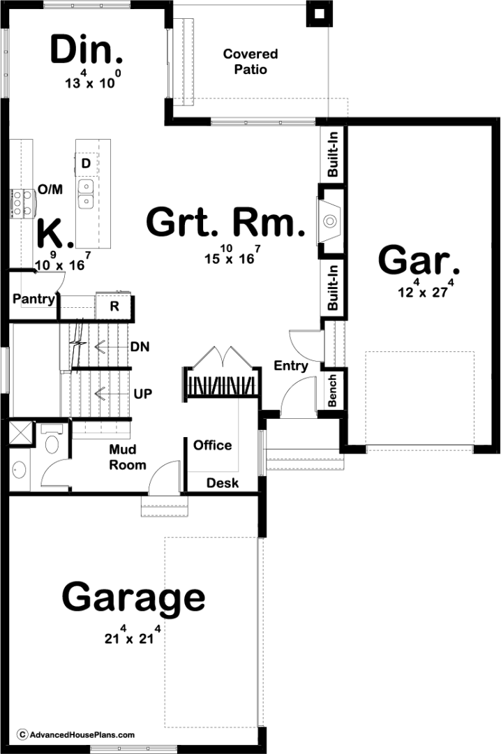 2 Story Modern Farmhouse Plan | Pickering