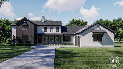 1.5 Story Modern Farmhouse Plan | Cannonberry