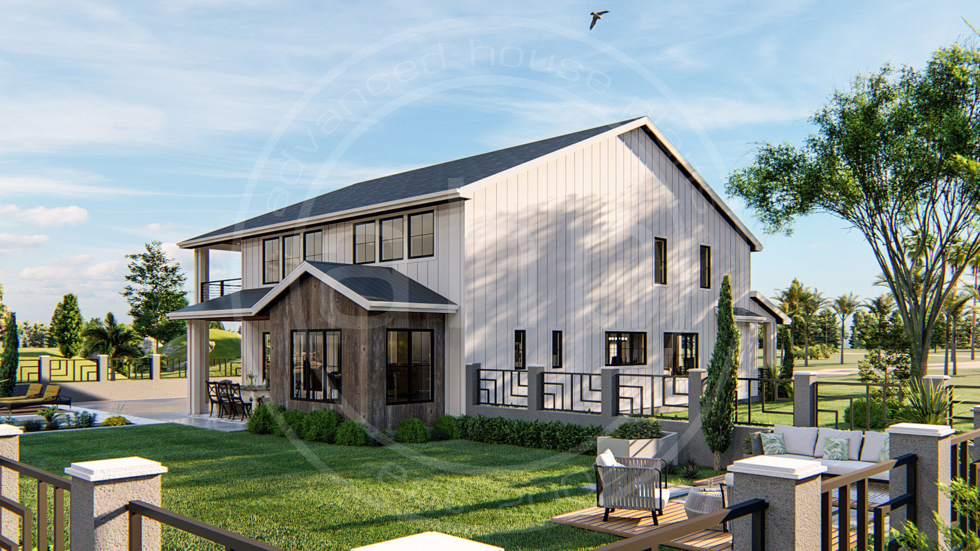 2 Story Modern Farmhouse Plan | Pasadena Flats