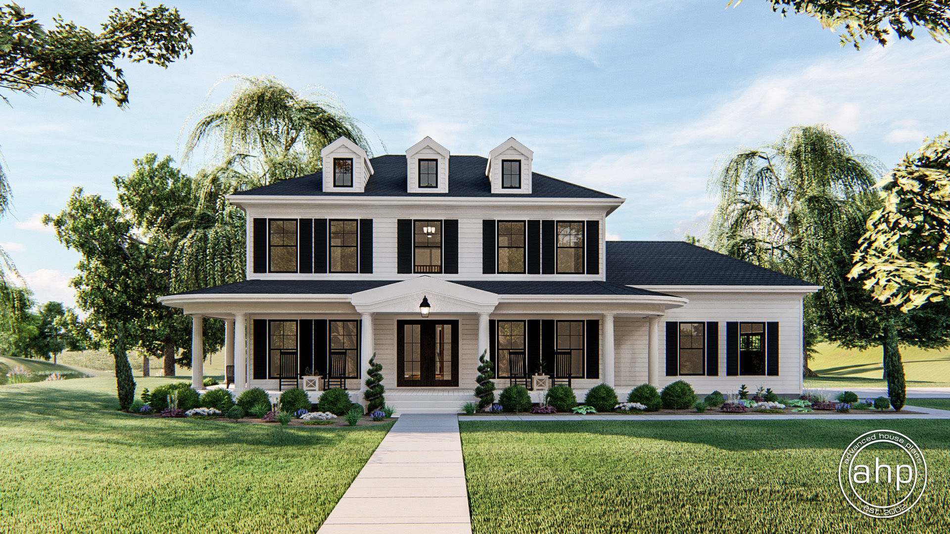 2 Story Southern Style House Plan | Charleston