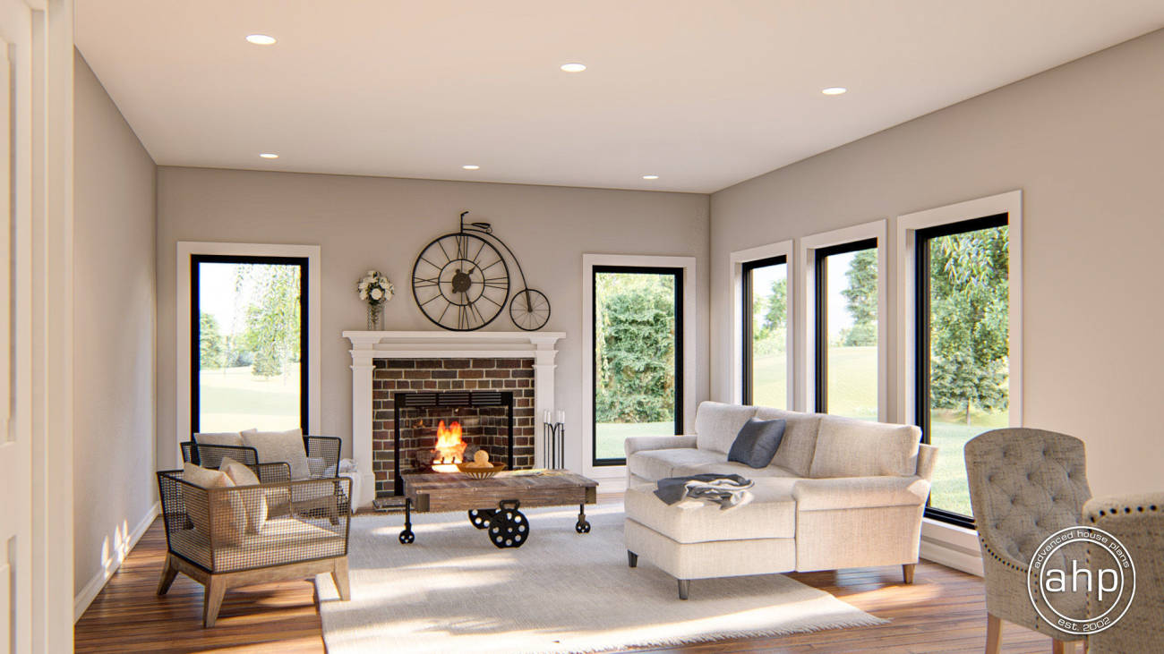 2 Story Southern Style House Plan | Charleston