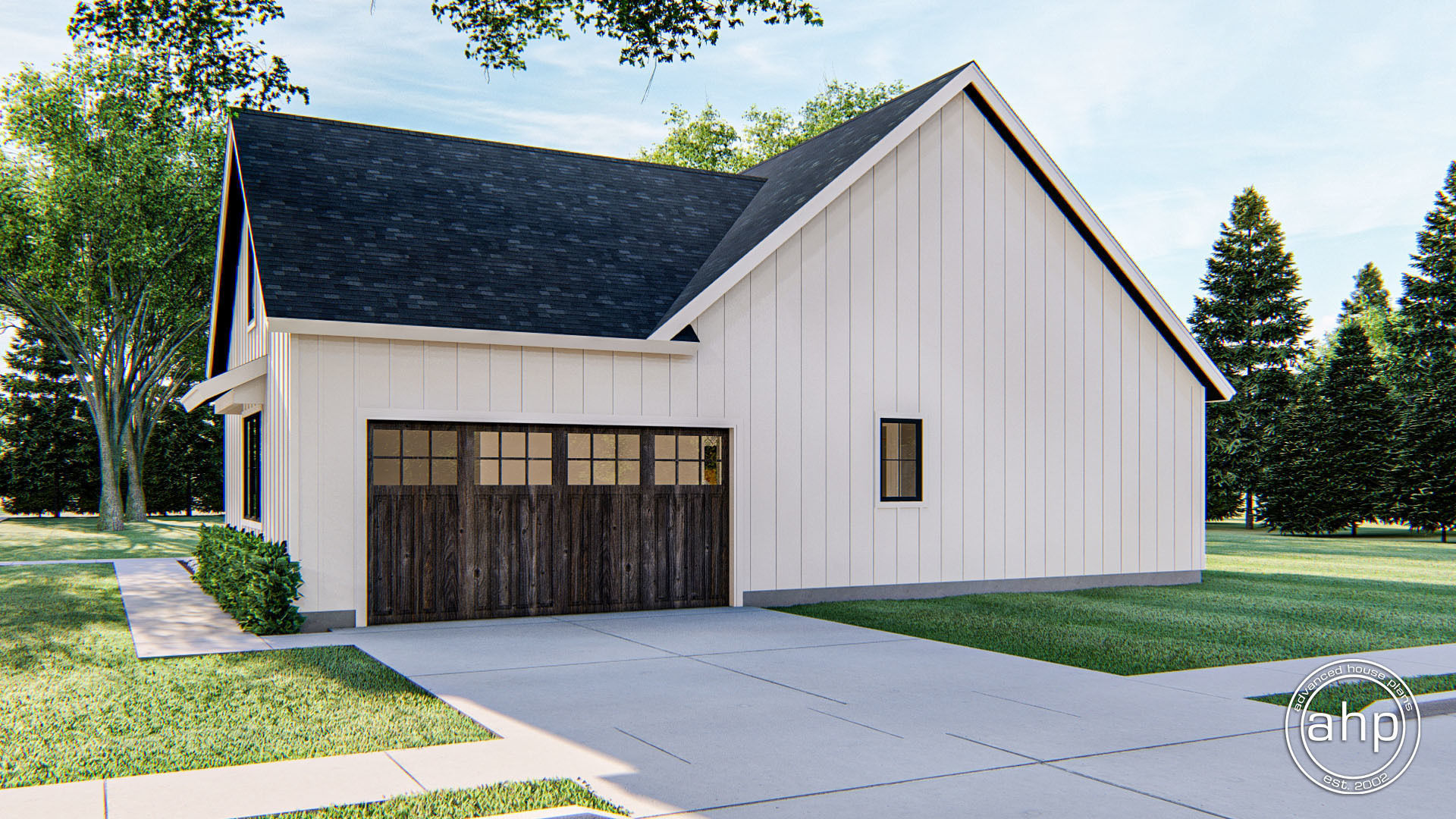 1 Story Modern Farmhouse Plan | Woodcliff