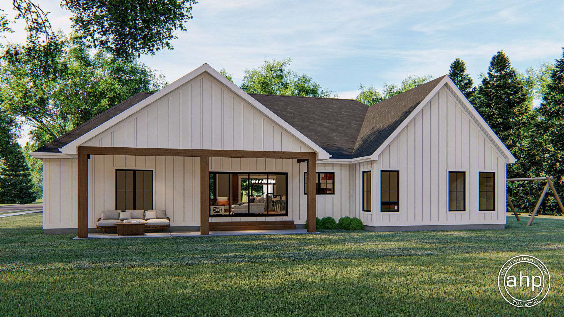 1 Story Modern Farmhouse Plan | Nashville