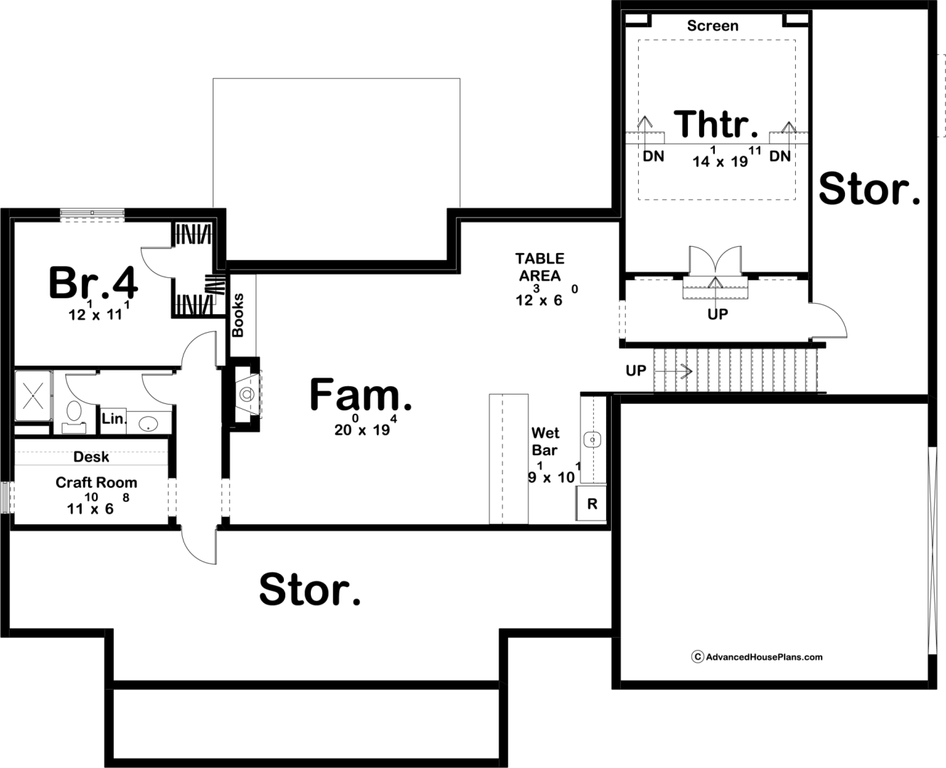 1 Story Modern Farmhouse Plan | Bridgeport