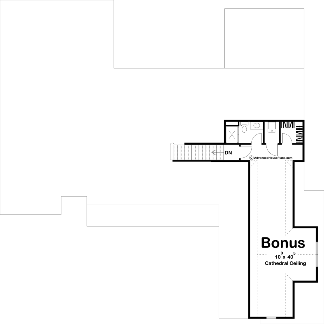 1 Story Modern Farmhouse Style House Plan | Cunningham