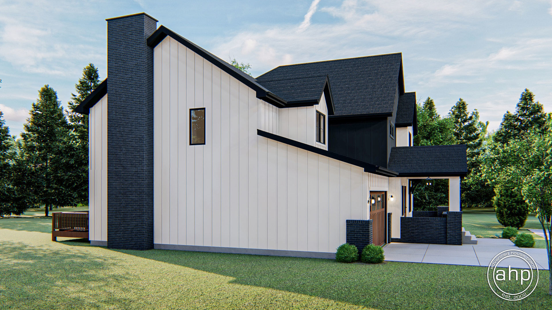 2 Story Modern Farmhouse Plan | Stonybrook