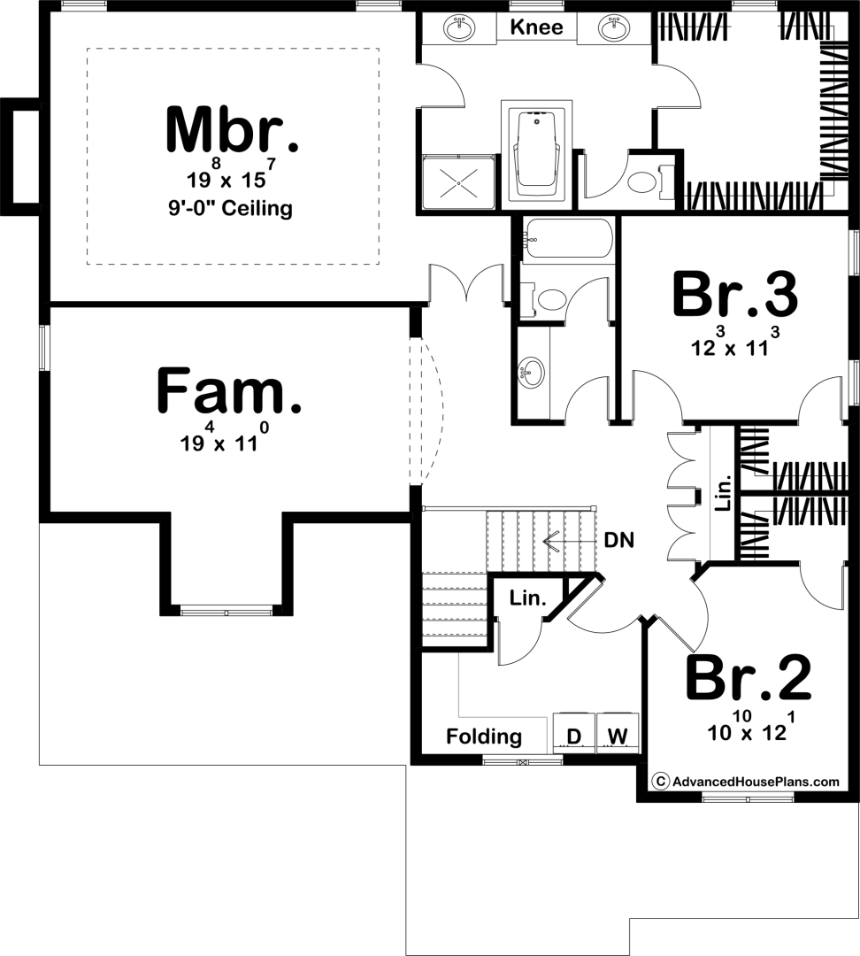 2 Story Modern Farmhouse Plan | Stonybrook