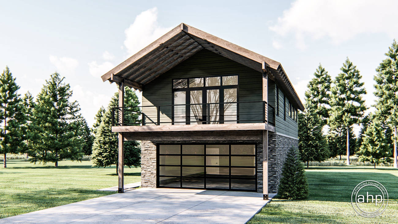 Modern Carriage House Plan | Millard Heights