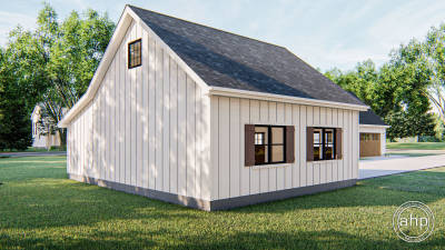 Modern Farmhouse Garage Plan | Adkins