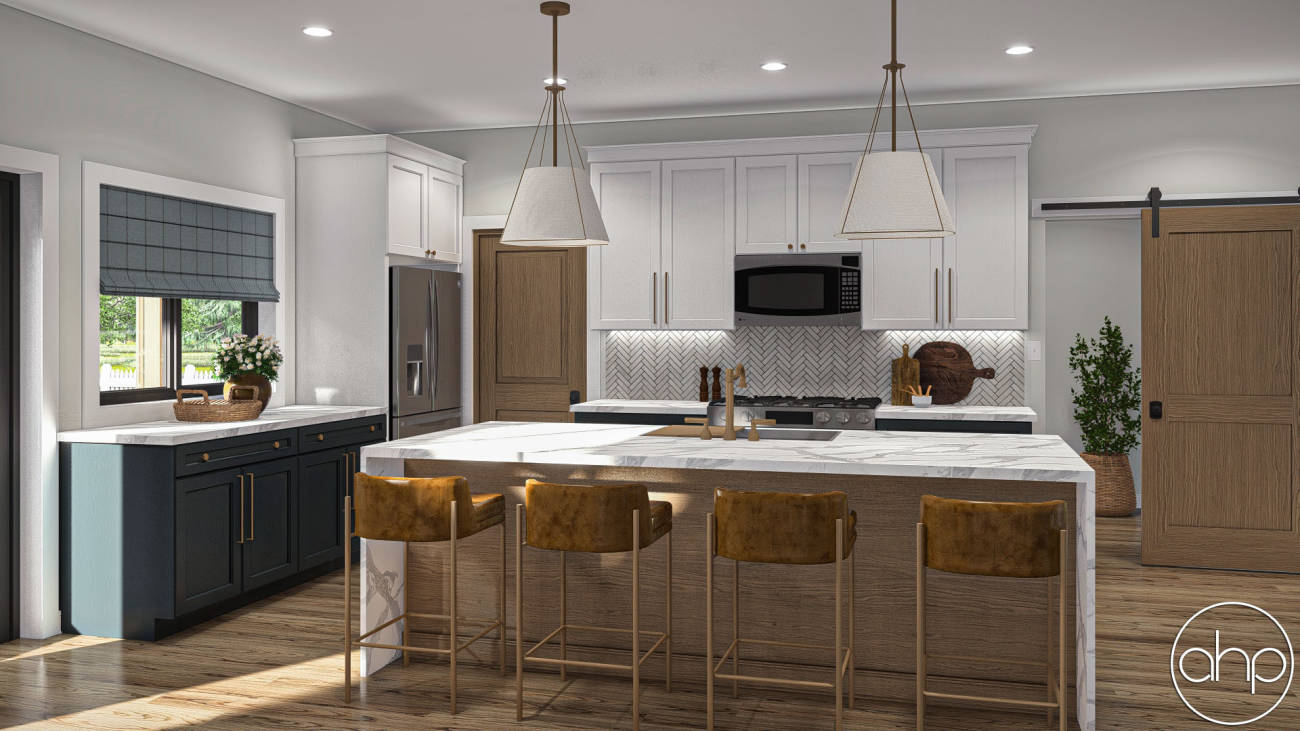 Modern Farmhouse Style House Plan | Brinkman