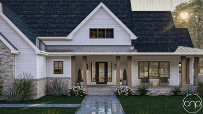 Modern Farmhouse Style House Plan | Brinkman