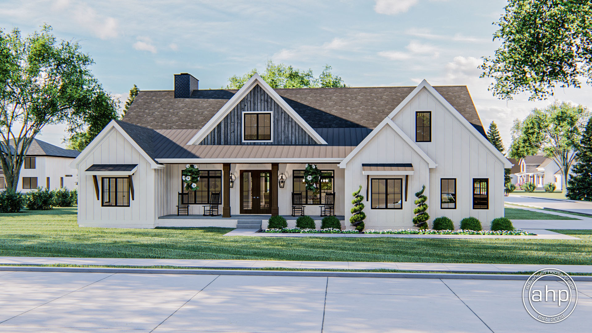 1 Story Modern Farmhouse Style Plan | Westchester