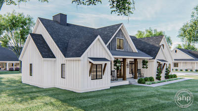 1 Story Modern Farmhouse Style Plan | Westchester