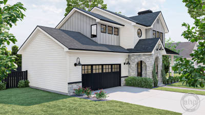 2 Story Modern Farmhouse House Plan | Sterling Heights