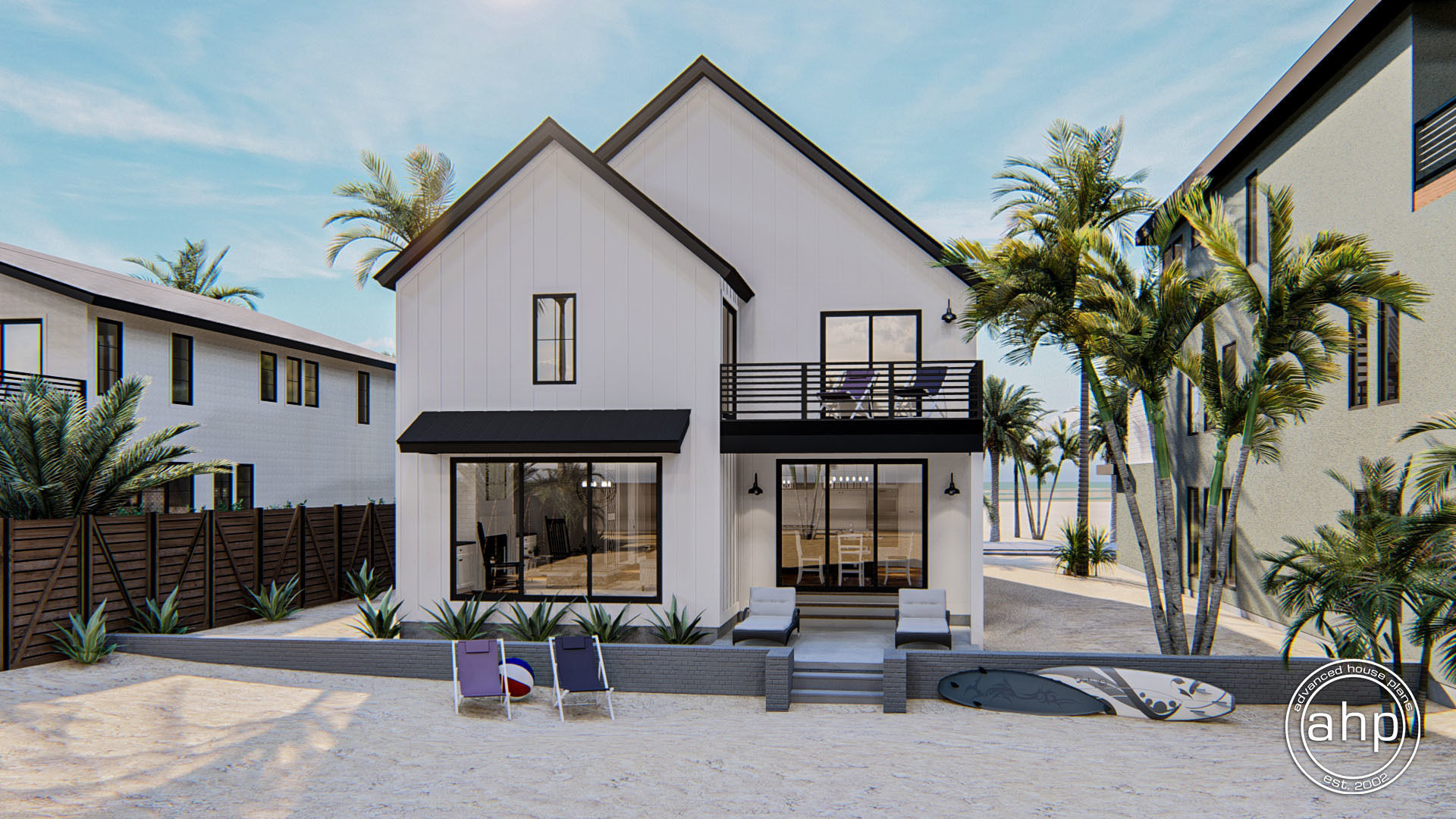 2 Story Modern Farmhouse Style Plan | Mission Bay