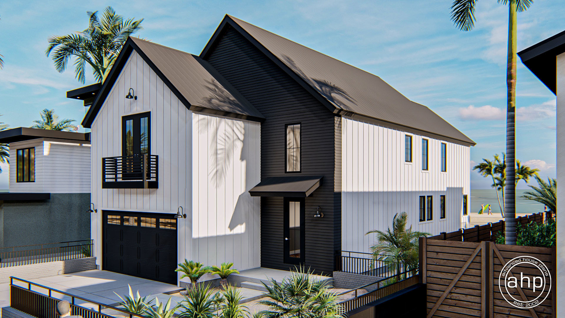 2 Story Modern Farmhouse Style Plan | Mission Bay