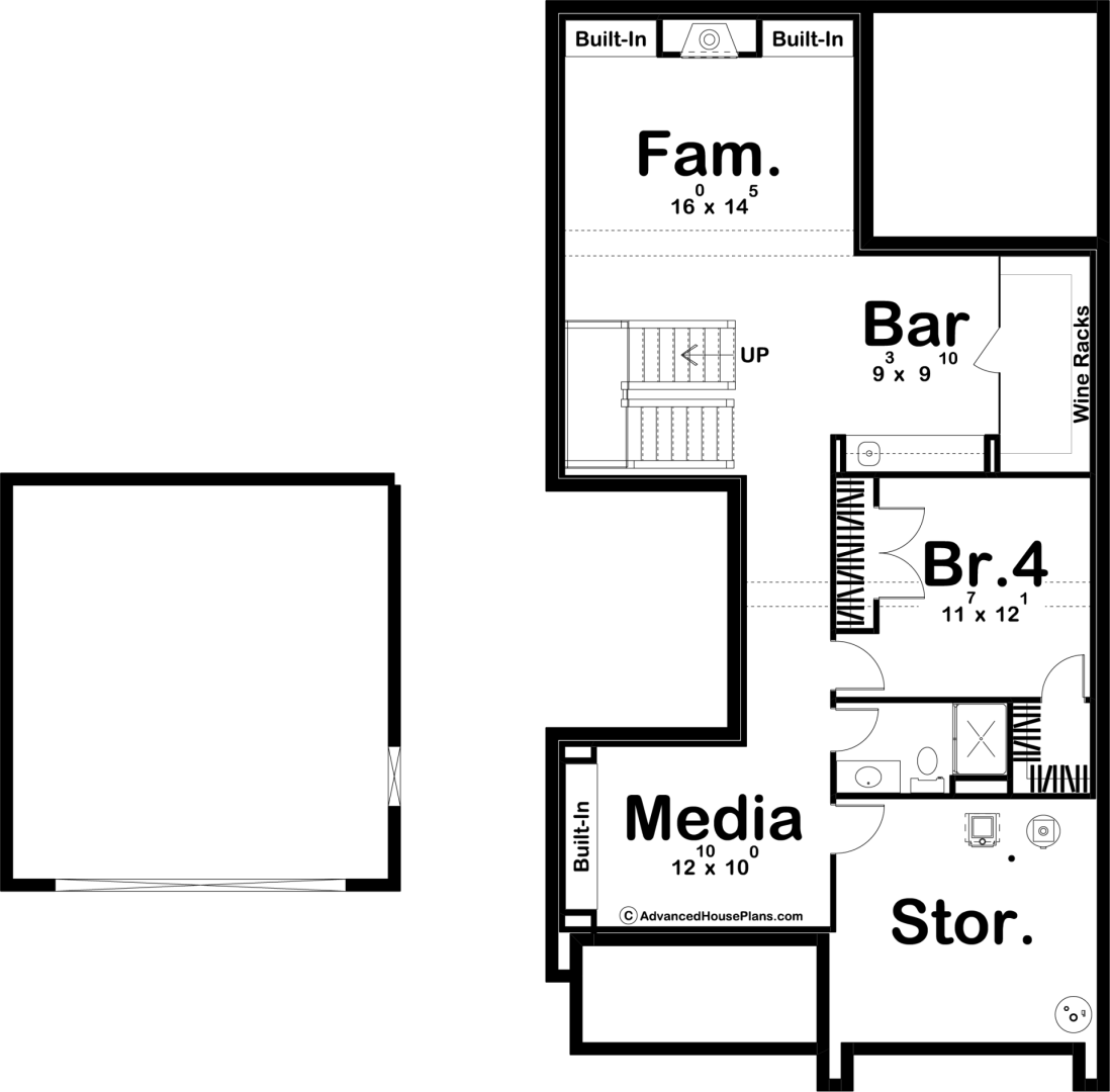 2 Story Modern Style House Plans | Fresno