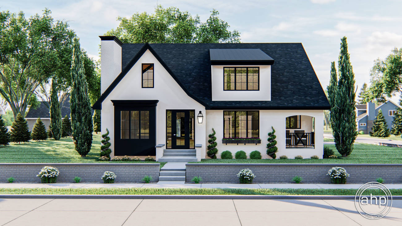 1.5 Story Modern Cottage Style Plan | Fox Hills