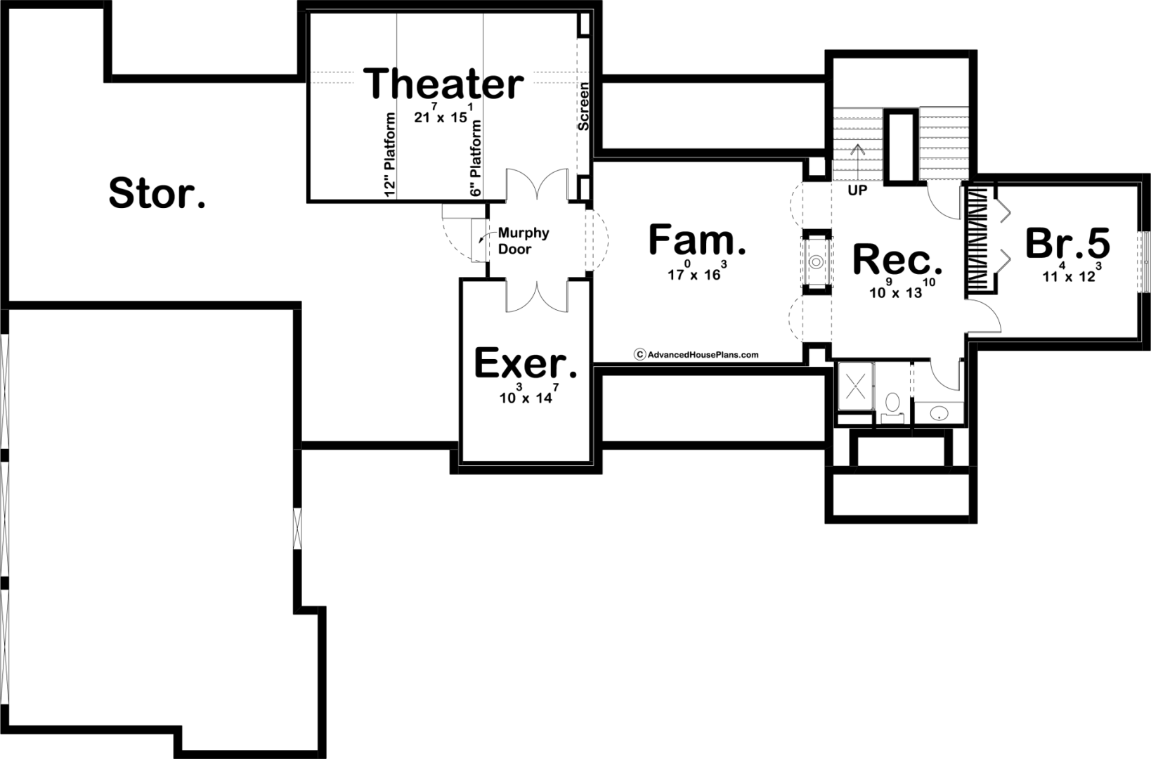 1.5 Story Mediterranean Style House Plan | Catarina