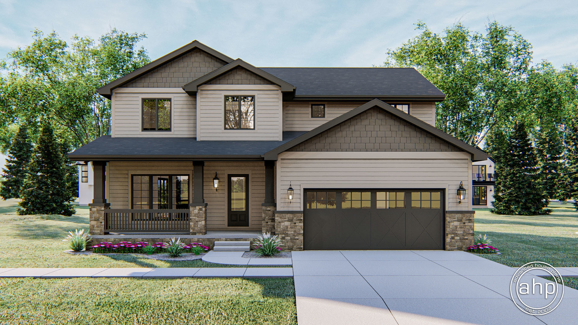 2 Story Craftsman Style House Plan | Heritage Heights