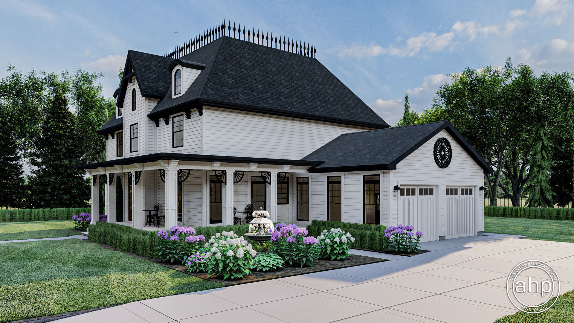 2 Story Victorian Style House Plan | Henrietta