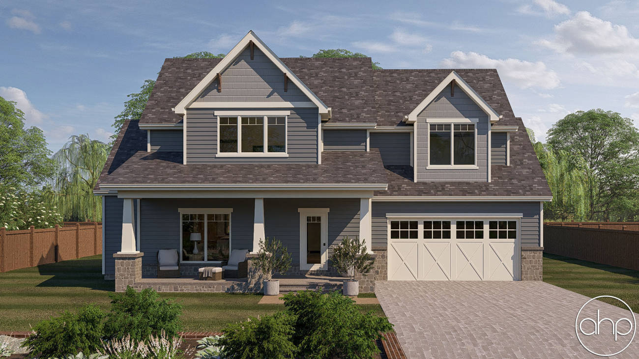 2 Story Craftsman Style House Plan | Ramsey