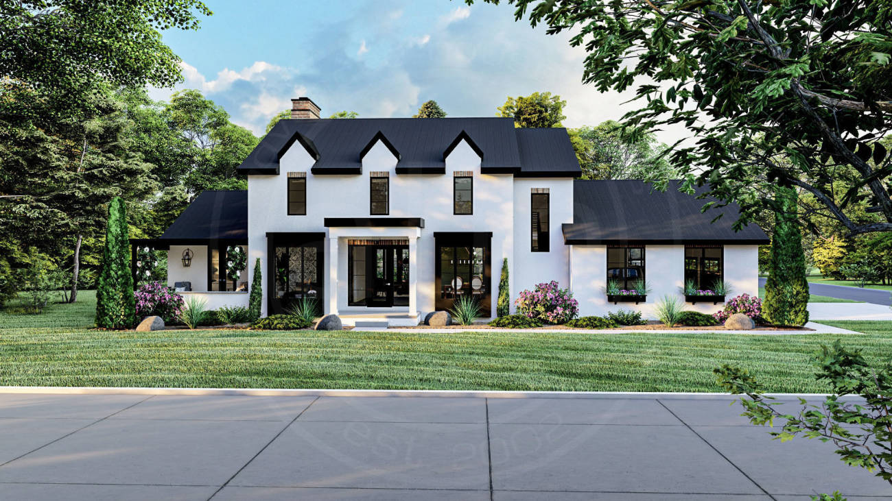 1.5 Story Southern Style House Plan | Chattanooga