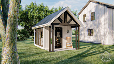 Backyard Office Plan | Bracken