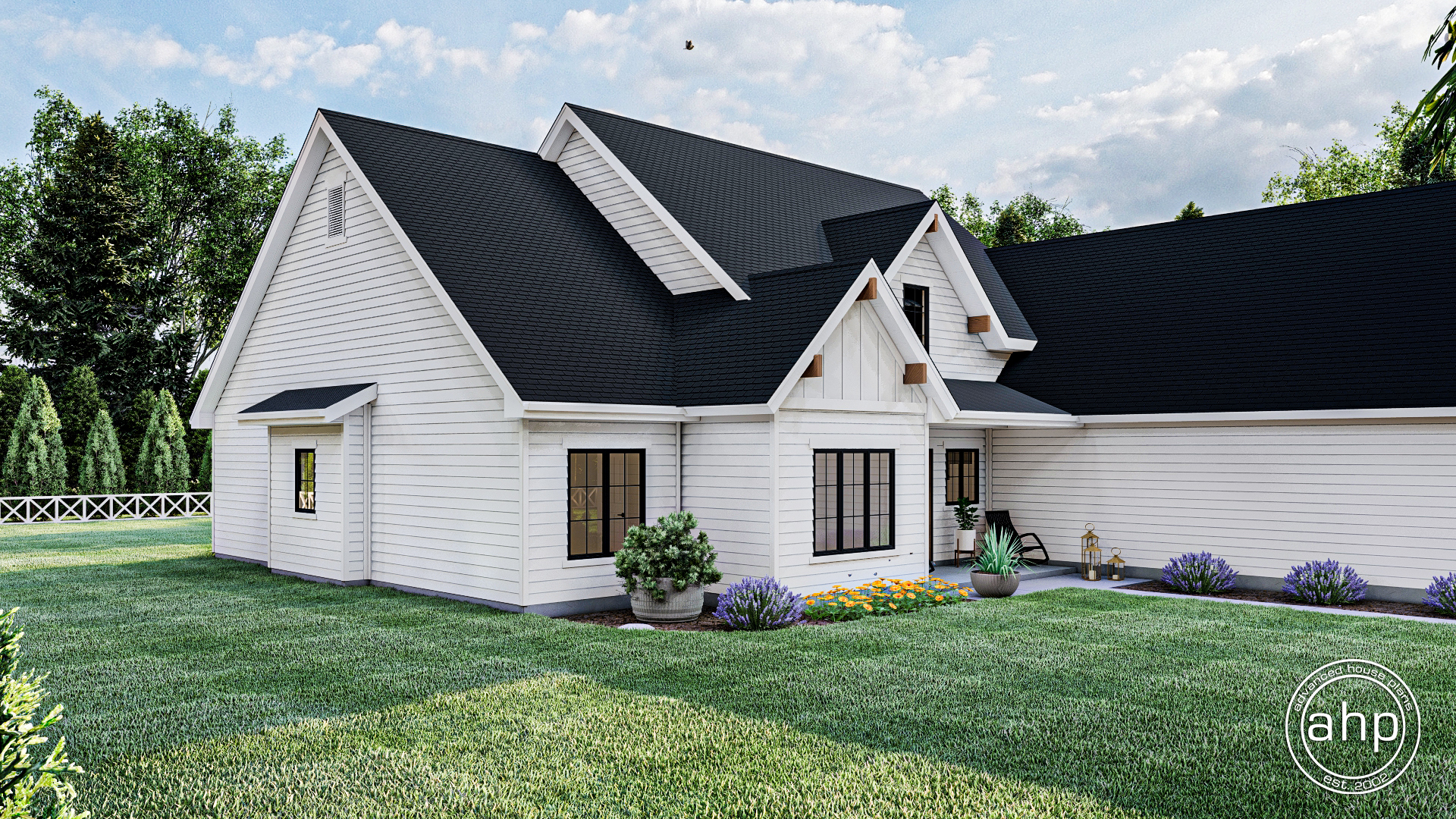 1 Story Modern Farmhouse Style House Plan | Weidenfeld