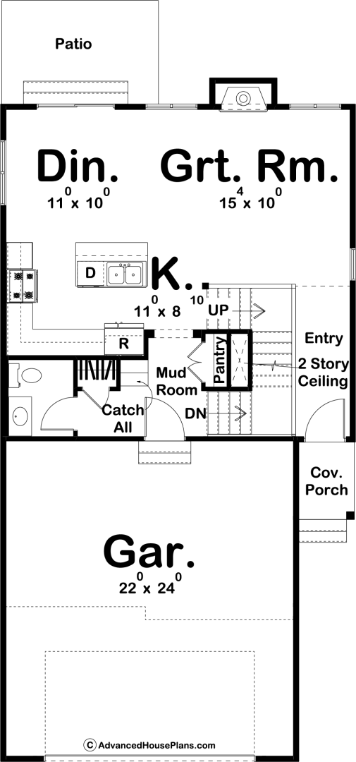 2 Story Modern Farmhouse Style Plan | Cianna