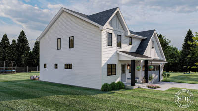 2 Story Modern Farmhouse Style Plan | Laramie